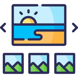 Image of a picture with a carousel.